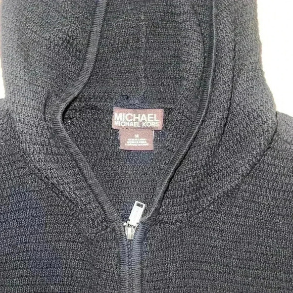 Micheal Michael Kors Hooded Zipup Sweater - Picture 3 of 4